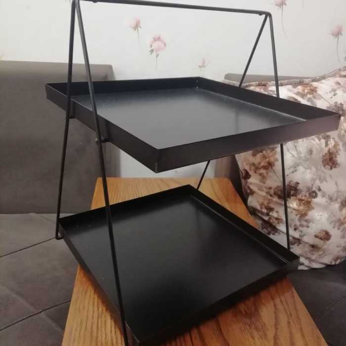 استند رومیزی تزیینی مدل دو طبقه لوکسینه