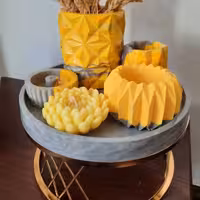 استند گل و لوازم شمع و عود همراه با پایه 