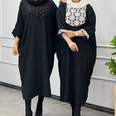 مانتو عبایی ابروبادی مدل پادمیرا