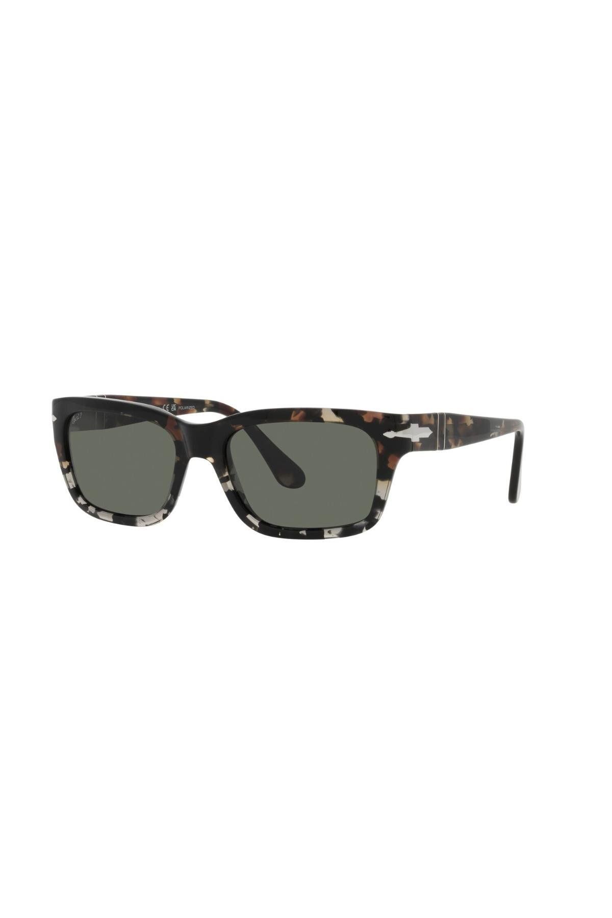 عینک آفتابی مشکی مردانه و زنانه سیاه یونیسکس 0po3301s 115958 54 Persol