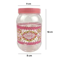 بانکه پلاستیکی لاولی طرح گل سایز 3 کد TIK1119F
