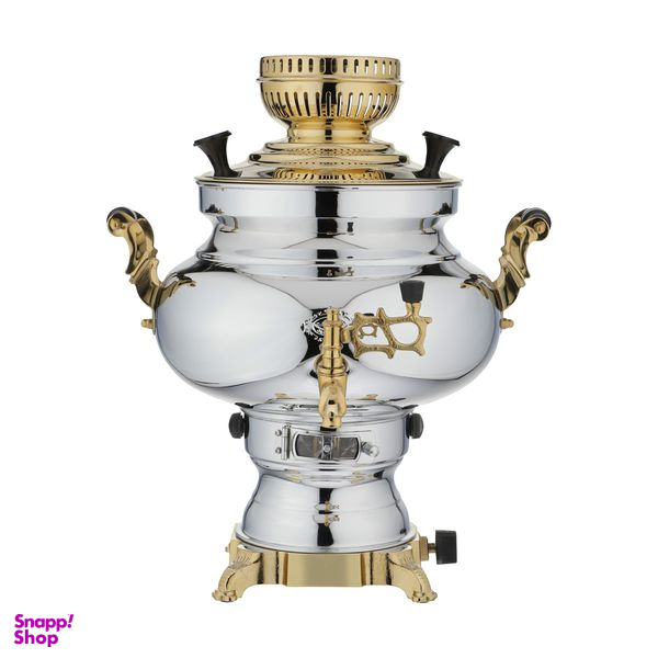 سماور گاز سوز عالی نسب مدل سیمینه نفیس گنجایش 5 لیتر