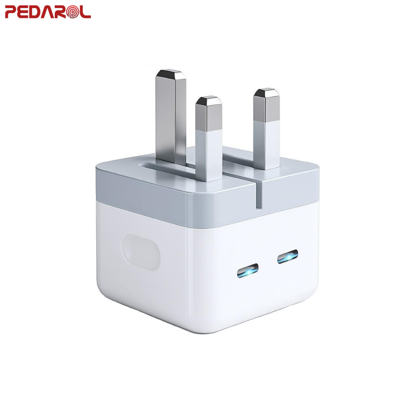 شارژر 50 وات اپل مدل Dual Port USB-C