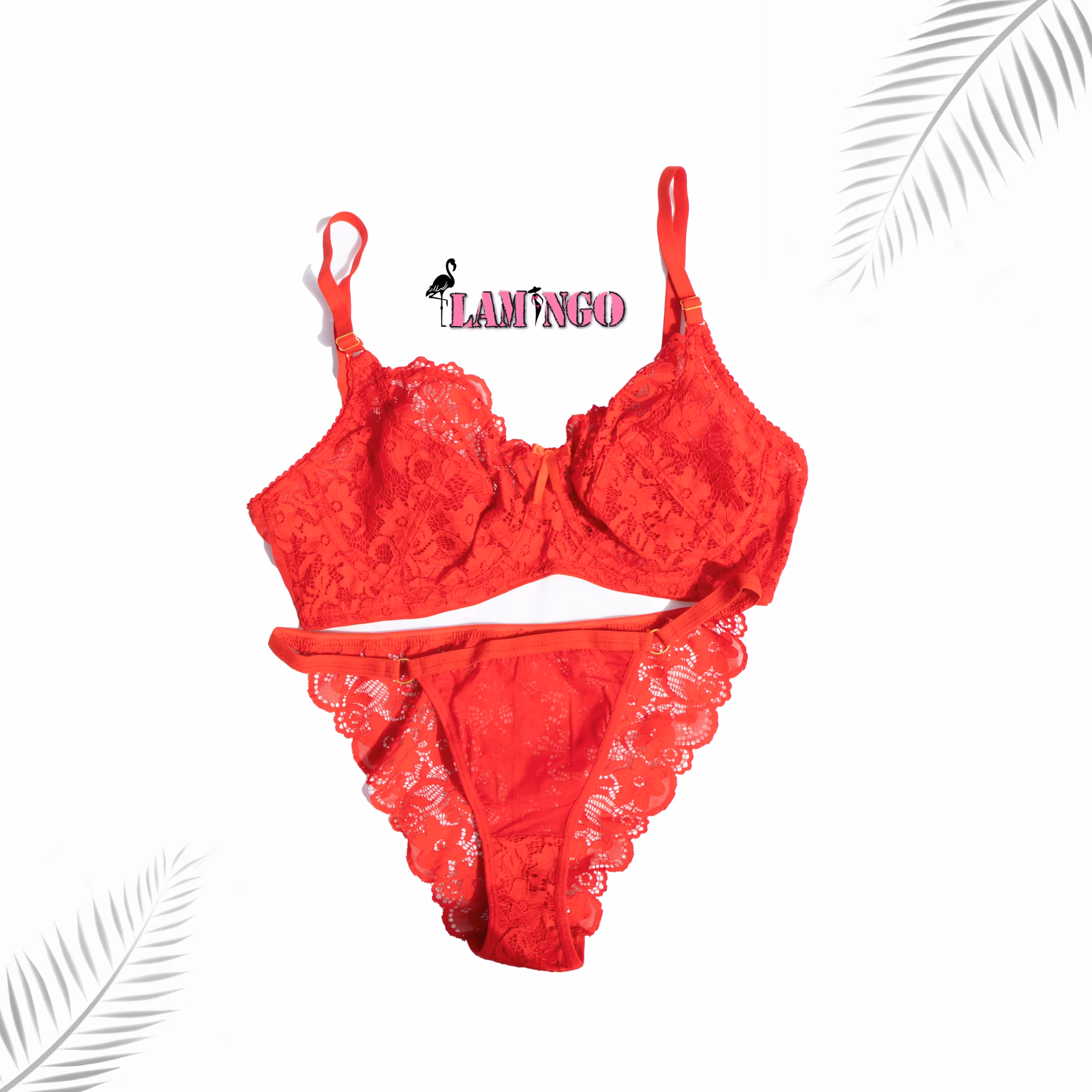 ست سوتین و شورت گیپوری از برند پرفروش نوشه بسیار با کیفیت سایز 75 تا 85