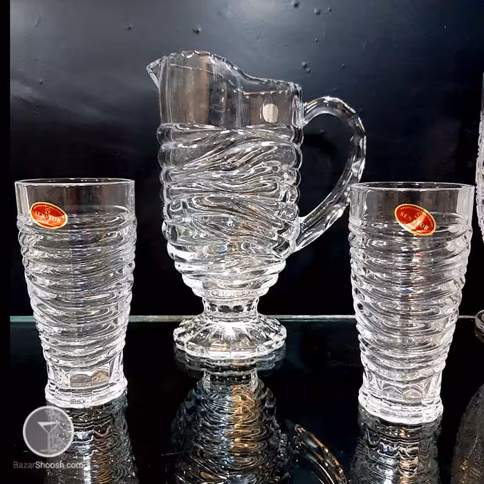 پارچ و لیوان بامبو