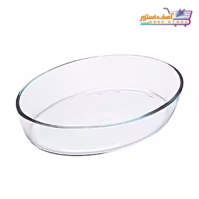 تابه پیرکس بیضی بدون دسته 2 سایز