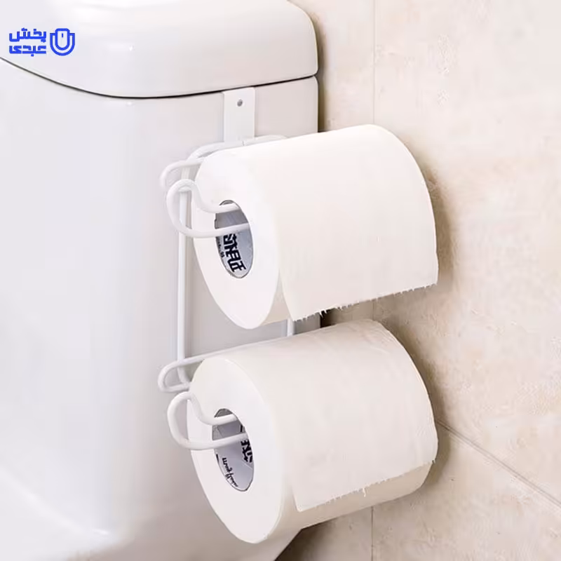 آویز حوله و دستمال کابینتی دوتایی