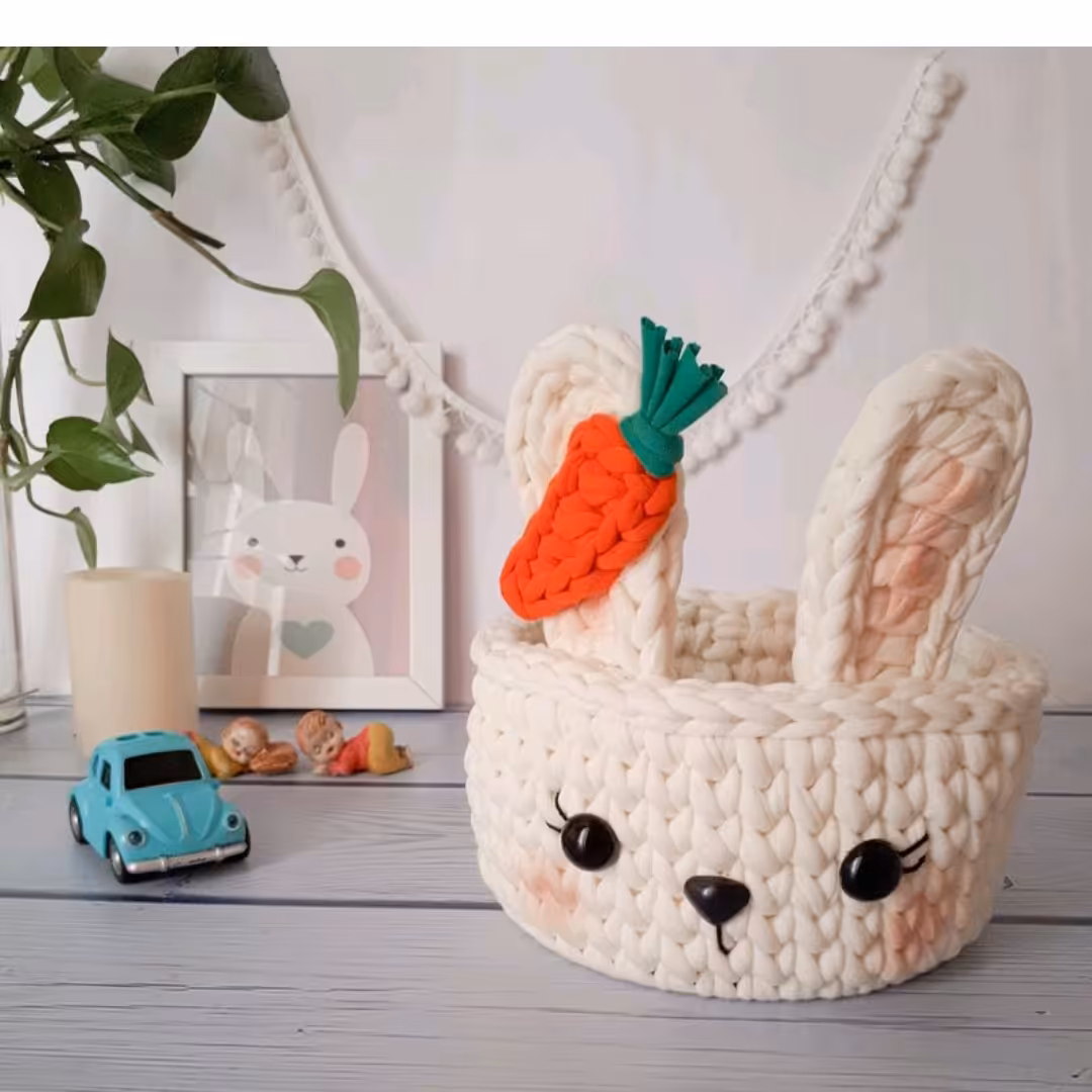 باکس سیسمونی و اتاق کودک تریکو مدل خرگوش و هویج