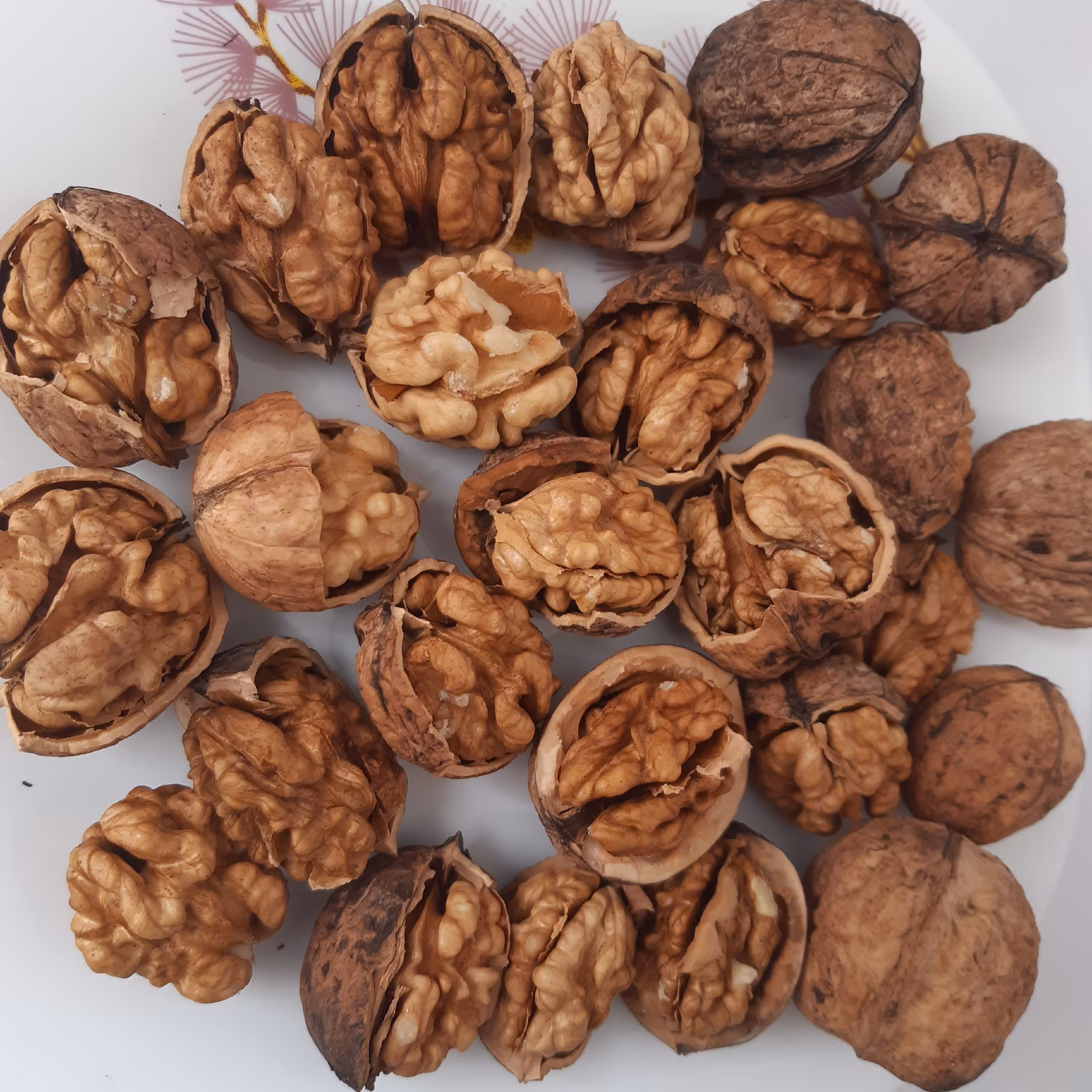 گردو پوست نازک مغز عسلی(یک کیلویی)، پر چرب، با طعم گس و عالی، بومی خراسان شمالی