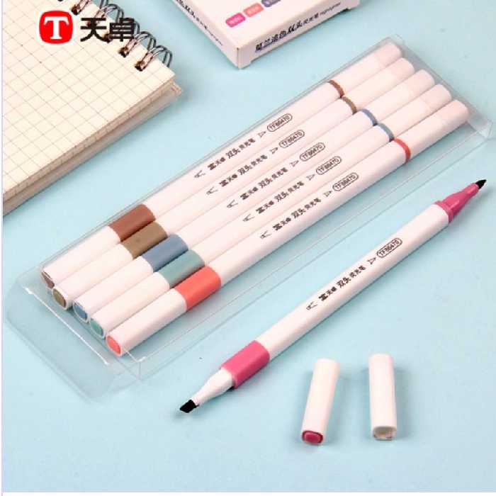 ست هایلایت شش رنگ فانتزی دو سر TIANHAo