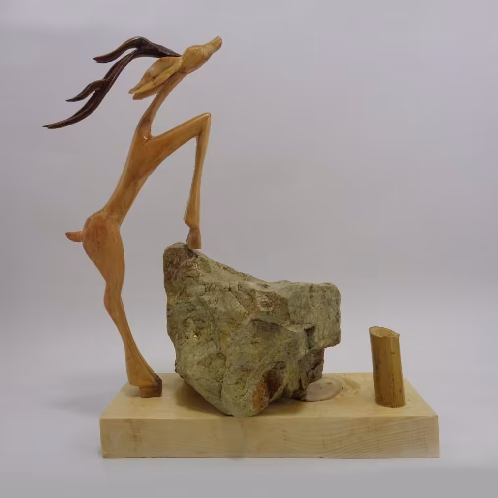 جاقلمی طرح غزال با ارتفاع 20 سانت