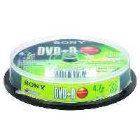 پک 10 تایی دی وی دی سونی مدل 10DPR47