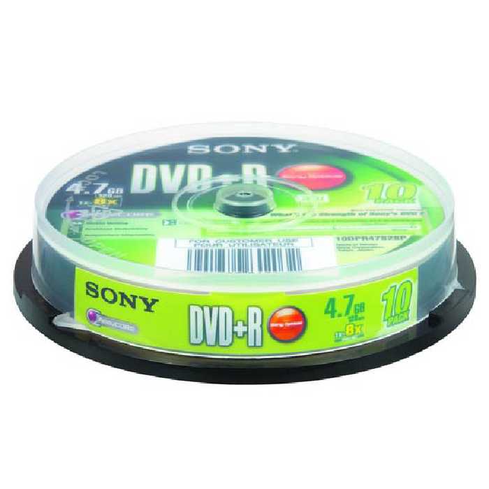 پک 10 تایی دی وی دی سونی مدل 10DPR47