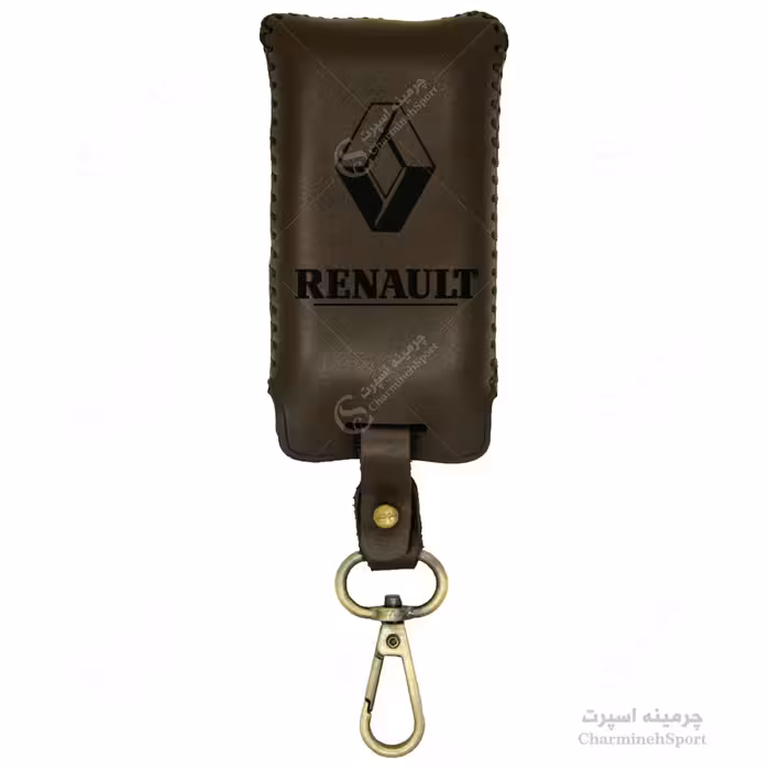 جاسوییچی چرم طبیعی گاوی قهوه ای مناسب رنو تالیسمان و کلئوس