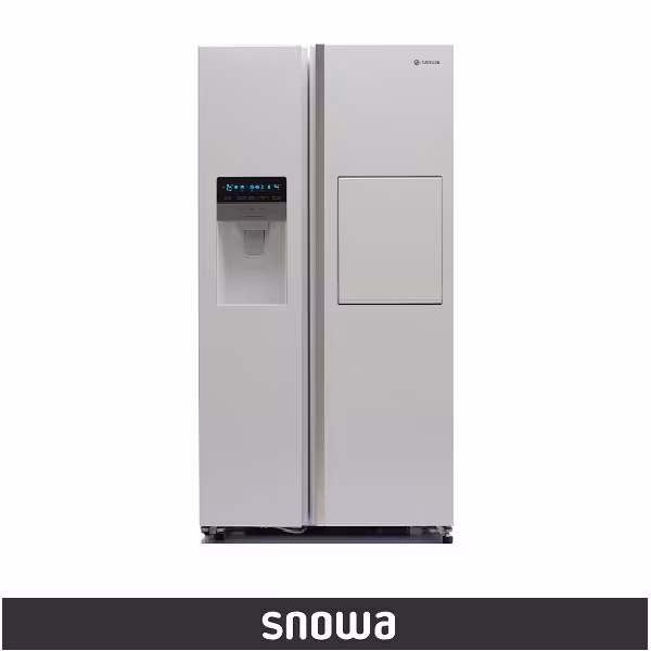 یخچال فریزر ساید بای ساید اسنوا مدل آدینا S2DI-S110-W سفیدمتالیک