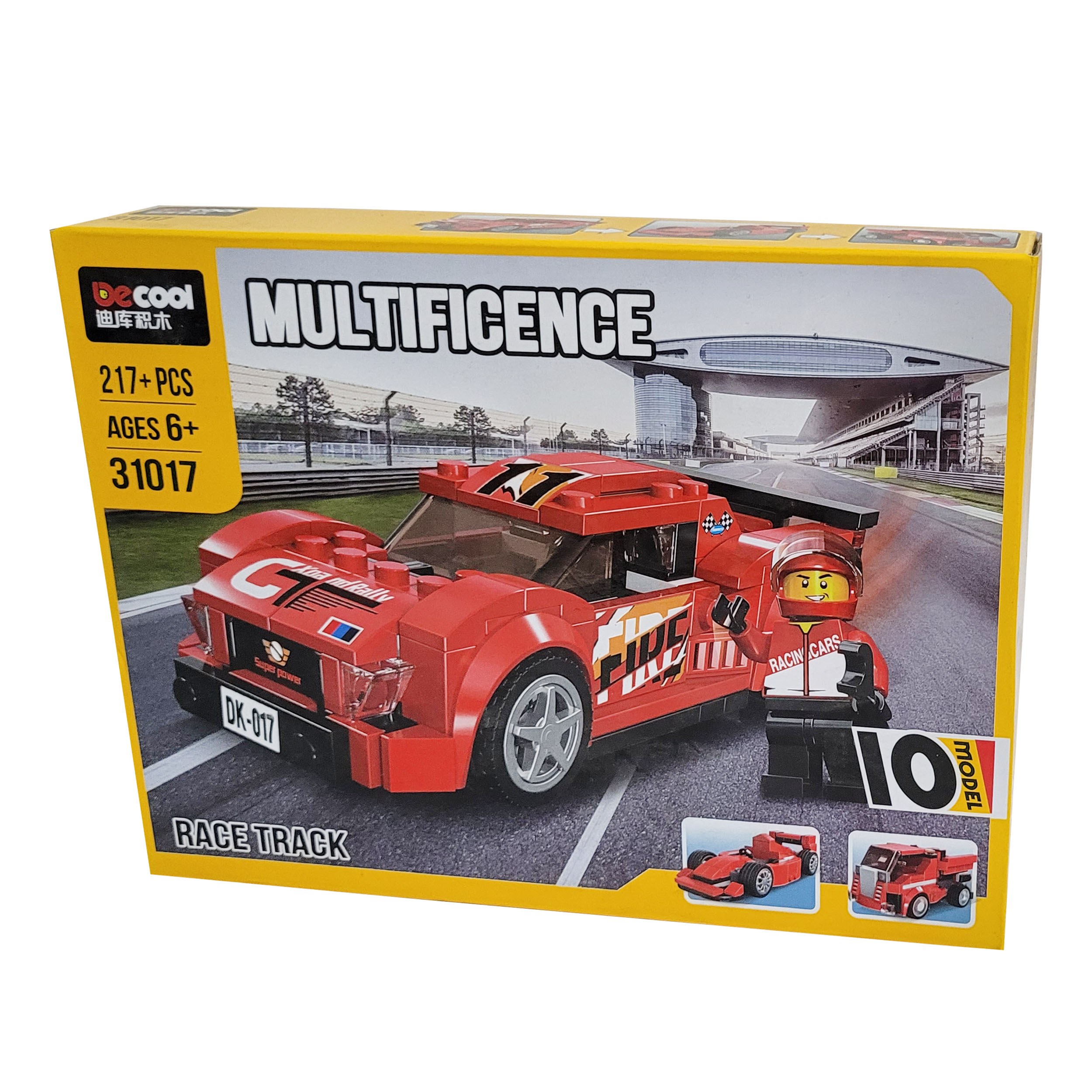 لگو ساختنی ماشین مسابقه ای 217 قطعه ای با قابلیت ساخت 10 مدل