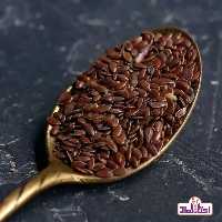 تخم کتان قرمز اعلا 250 گرمی اعتماد (سورت95 درصد) | amazonchi
