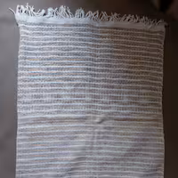 حوله دست و صورت دستباف یزدی نخ و پنبه با وزن بالا و آبگیری عالی 