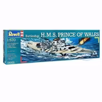 کیت ماکت کشتی جنگی آلمانی HMS Prince of Wales برند Revell
