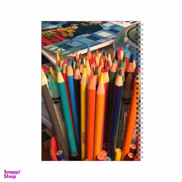 دفتر مشق 100 برگ بامبیلیپ طرح مداد رنگی و نقاشی کد 4603953