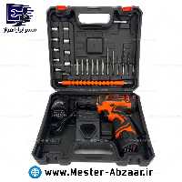 دریل پیچ بند شارژی 18 ولت راکفورت دو باتری با لوازم ROKFORT 18b