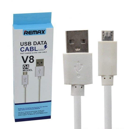 کابل شارژ اندروید طول 1 متر ریمکس (Remax) مدل V8-04

