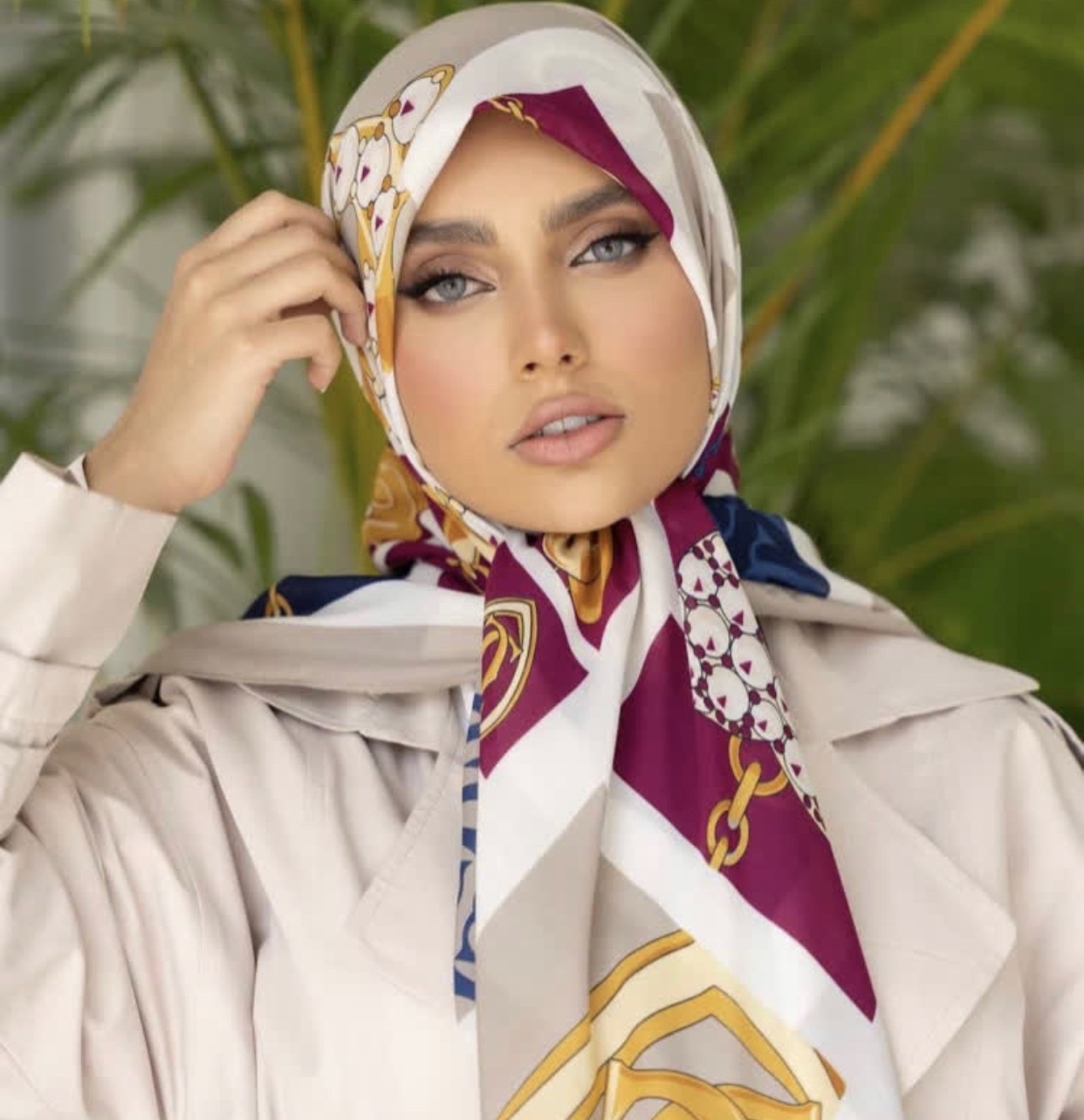 روسری وال نخی ترک قواره 140