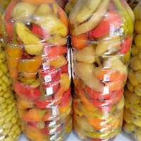 ترشی فلفل مکزیکی مخلوط نسبتا تند 