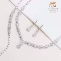 سرویس نقره ای با آبکاری طلای سفید برند جیتیا عیار 925 کد 11235