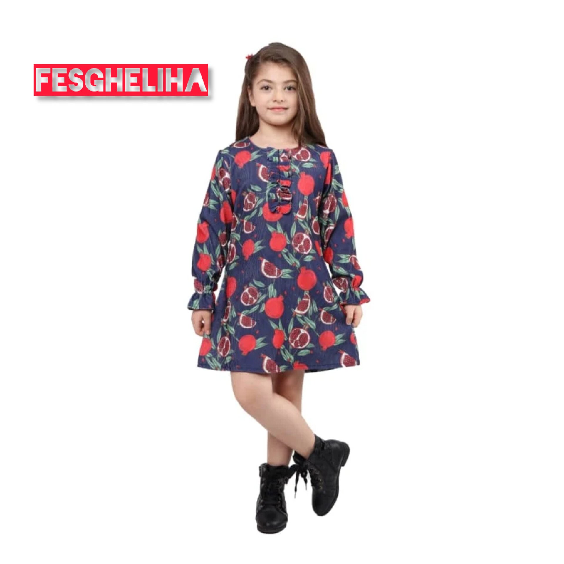 پیراهن یلدایی دخترانه ، پارچه مخمل