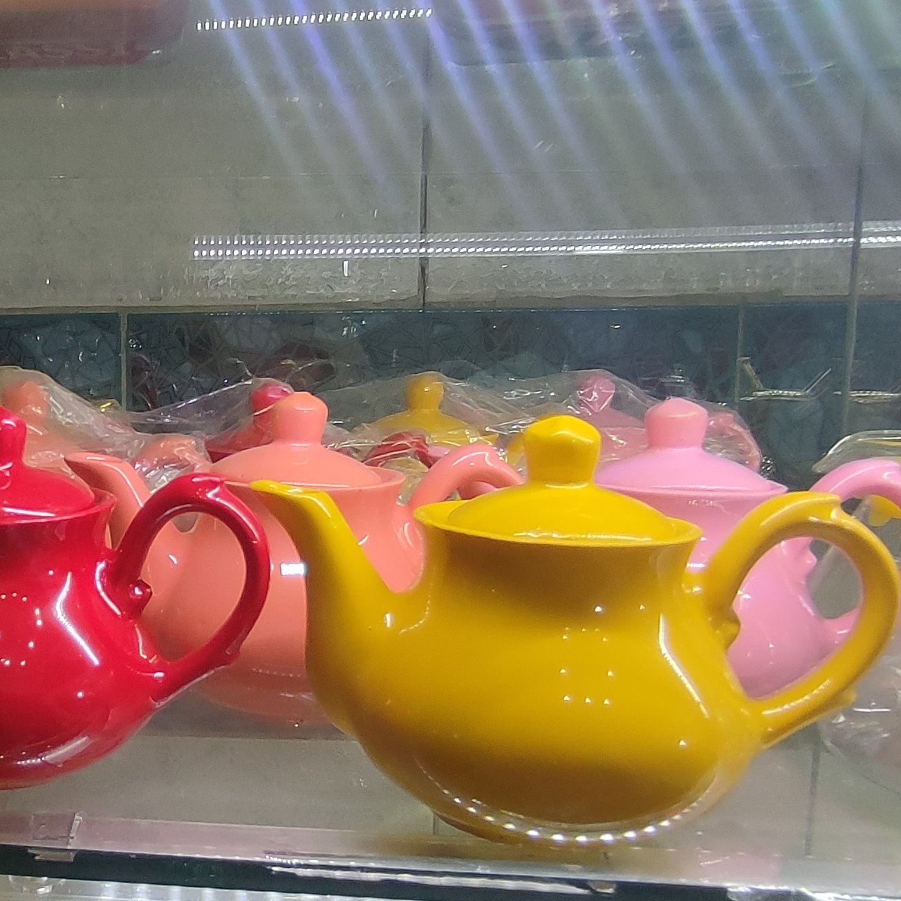 قوری زعفران رنگی _ فروشگاه شیک هوم 