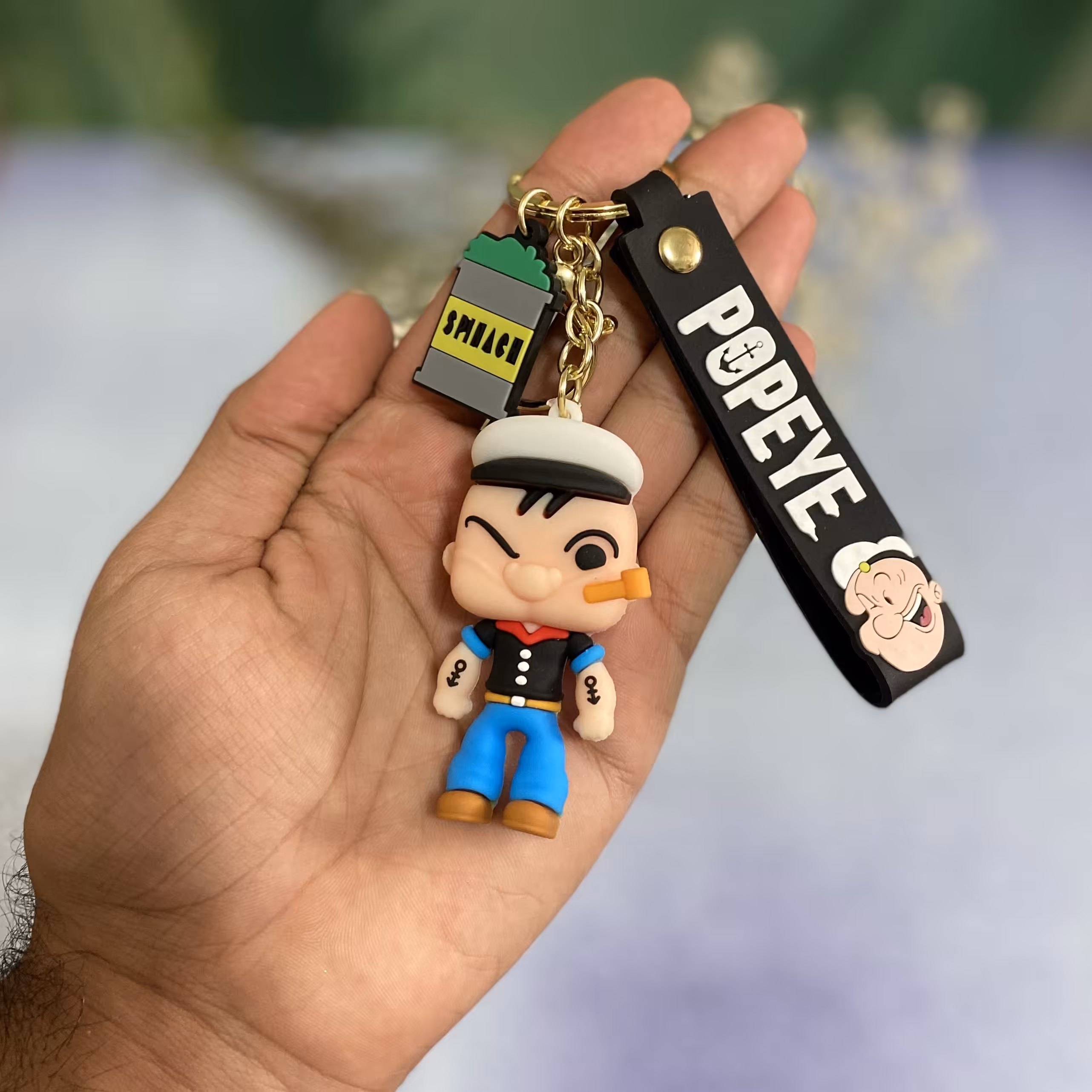 جاکلیدی سیلیکونی طرح ملوان زبل کد 1 رنگ مشکی