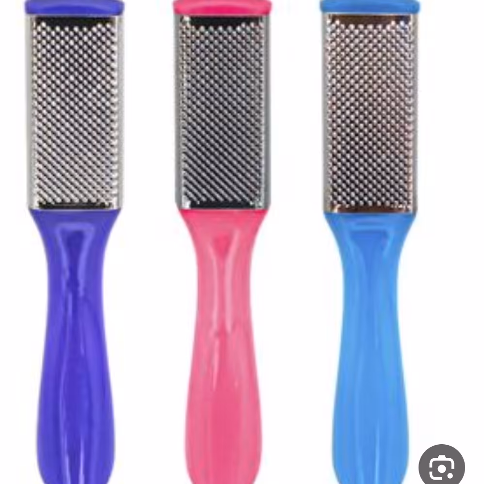 سوهان دو طرفه پا دسته پلاستیکی رنگی

