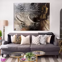 تابلو بوم نقاشی خط چارگوش طرح سمازن یا شعر ای مونس روزگار کد 7223