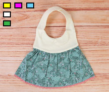 پیشبند طرح لباس نوزادی