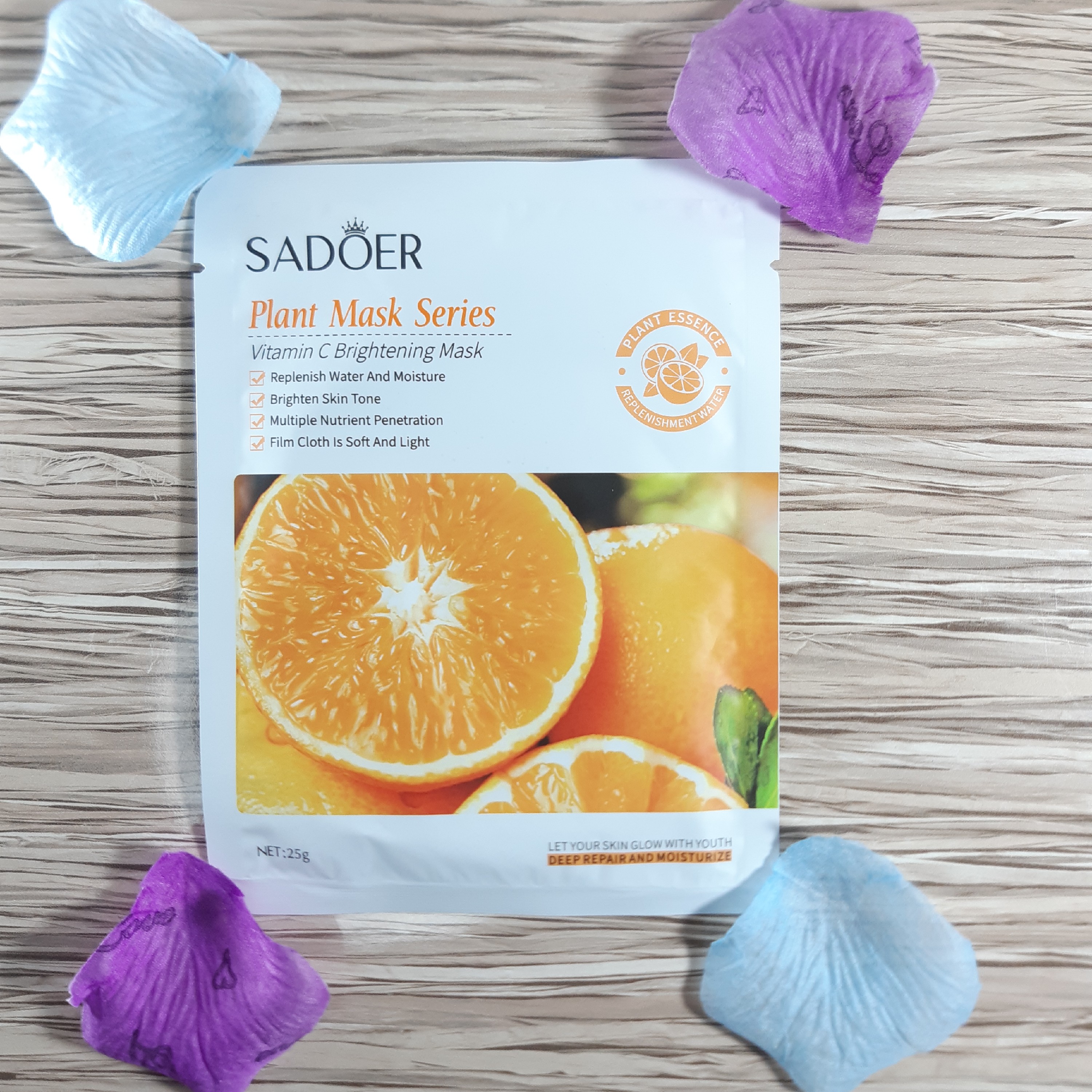 ماسک ورقه ای صورت ویتامین سی سادور(آرایشی بهداشتی الماس)