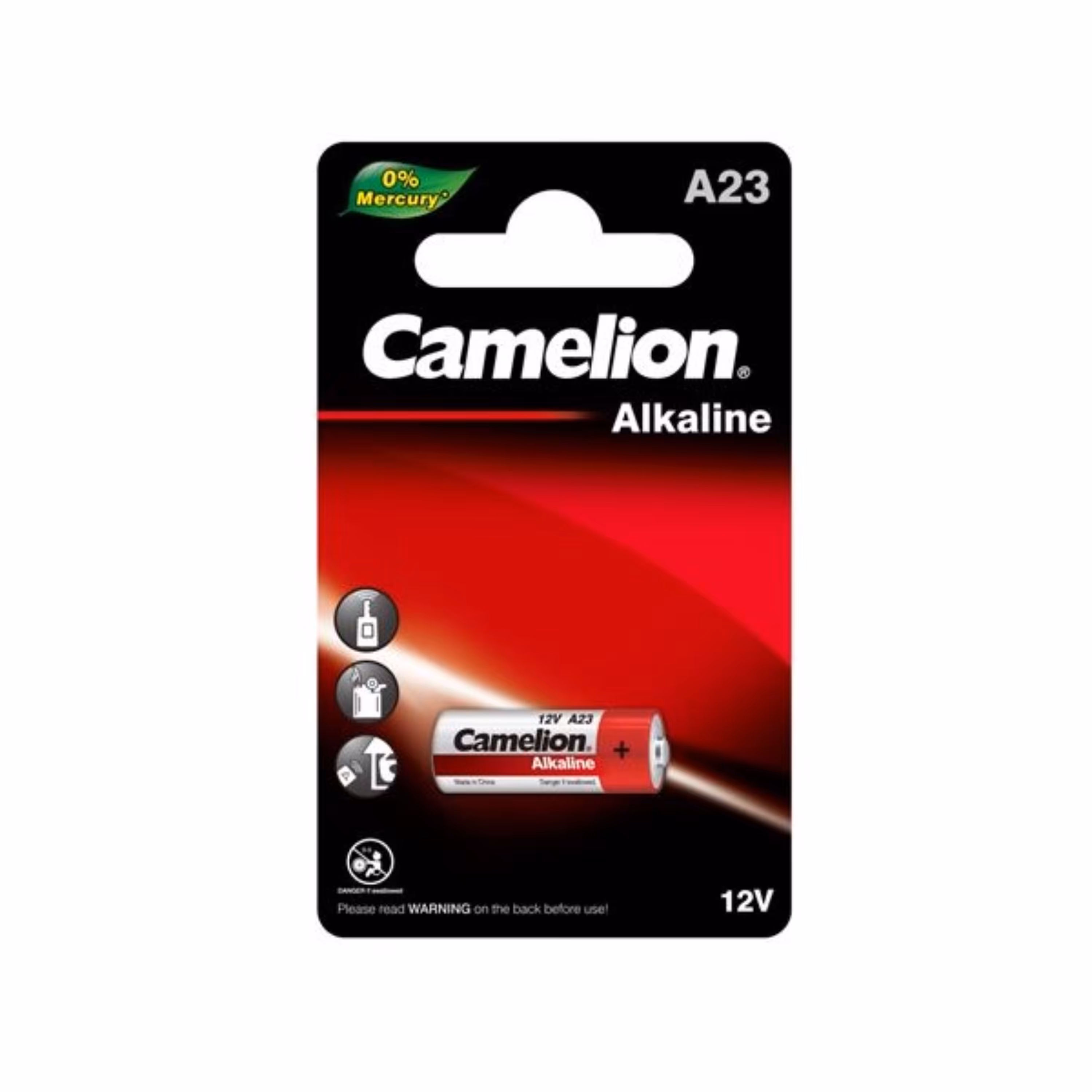 باتری ریموتی A23 کملیون مدل آلکالاین بسته 1 عددی