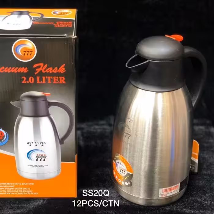 فلاسک استیل دوجداره 2 لیتر گرم و سرد