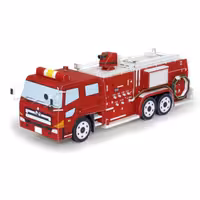 کاردستی ماکت طرح ماشین آتش نشانی