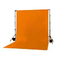 فون عکاسی شطرنجی بکگراند نارنجی Backdrop 2×3 Nonwoven Sponbond Fabric Orange
