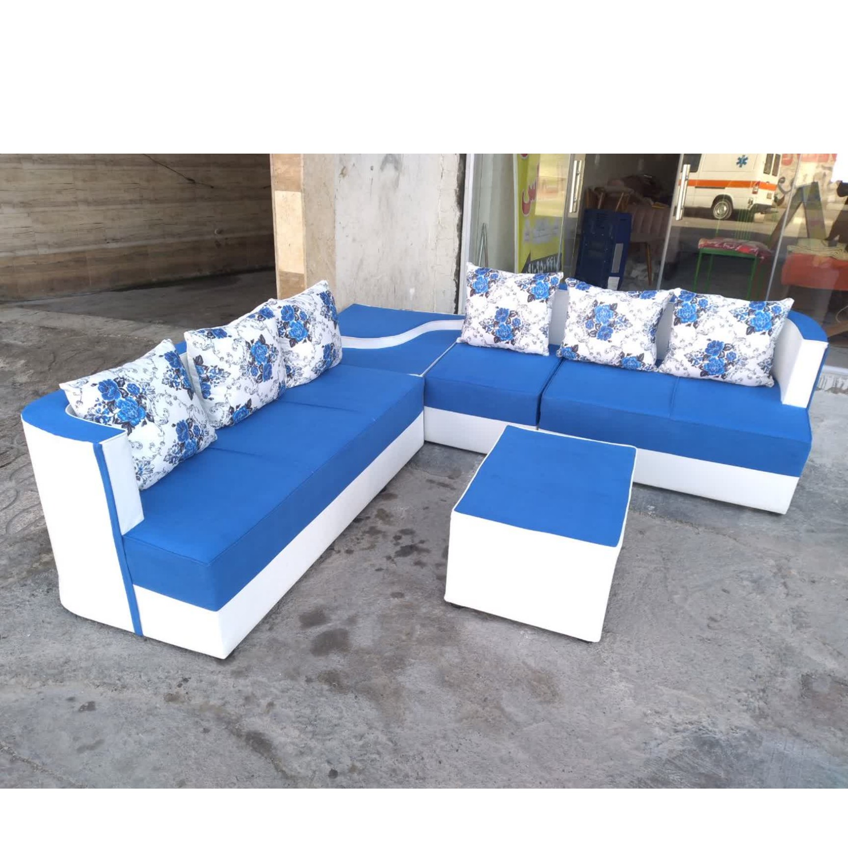 مبل ال 6نفره ال کنج لوکس