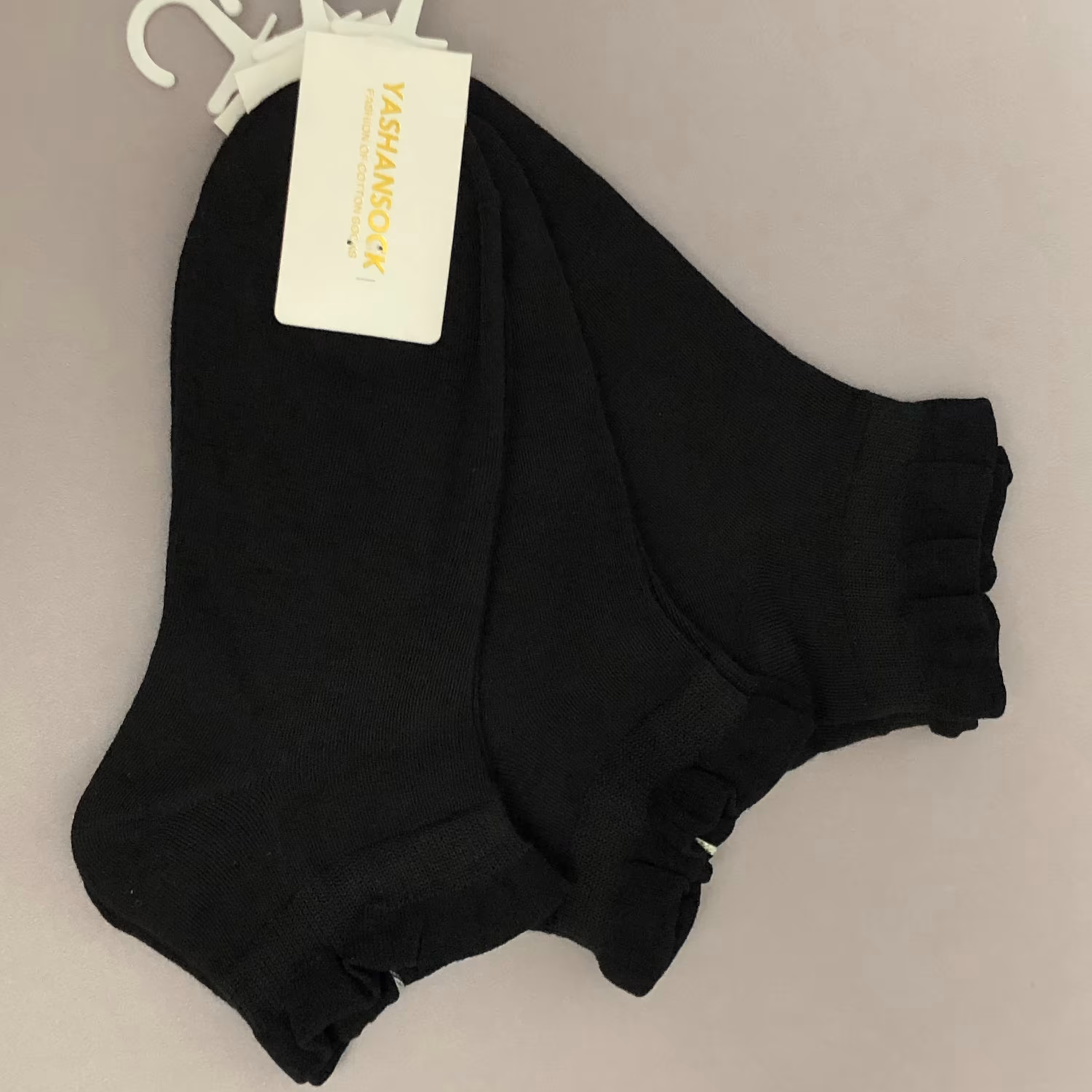 جوراب مچی مشکی لب چین دار وارداتی جنس درجه یک