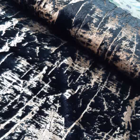 پارچه مجلسی  طرح دار چیریکی حالت خزدار 