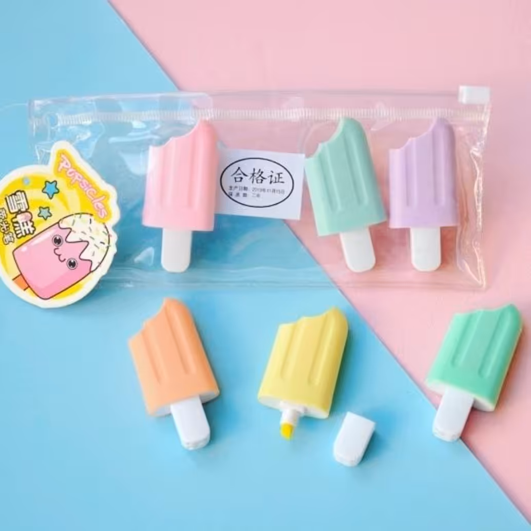 ماژیک هایلایتر 6 رنگ بستنی