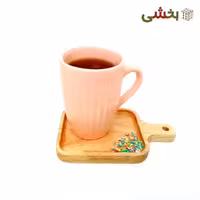 زیرلیوانی رابروود مدل مستطیل دسته دار