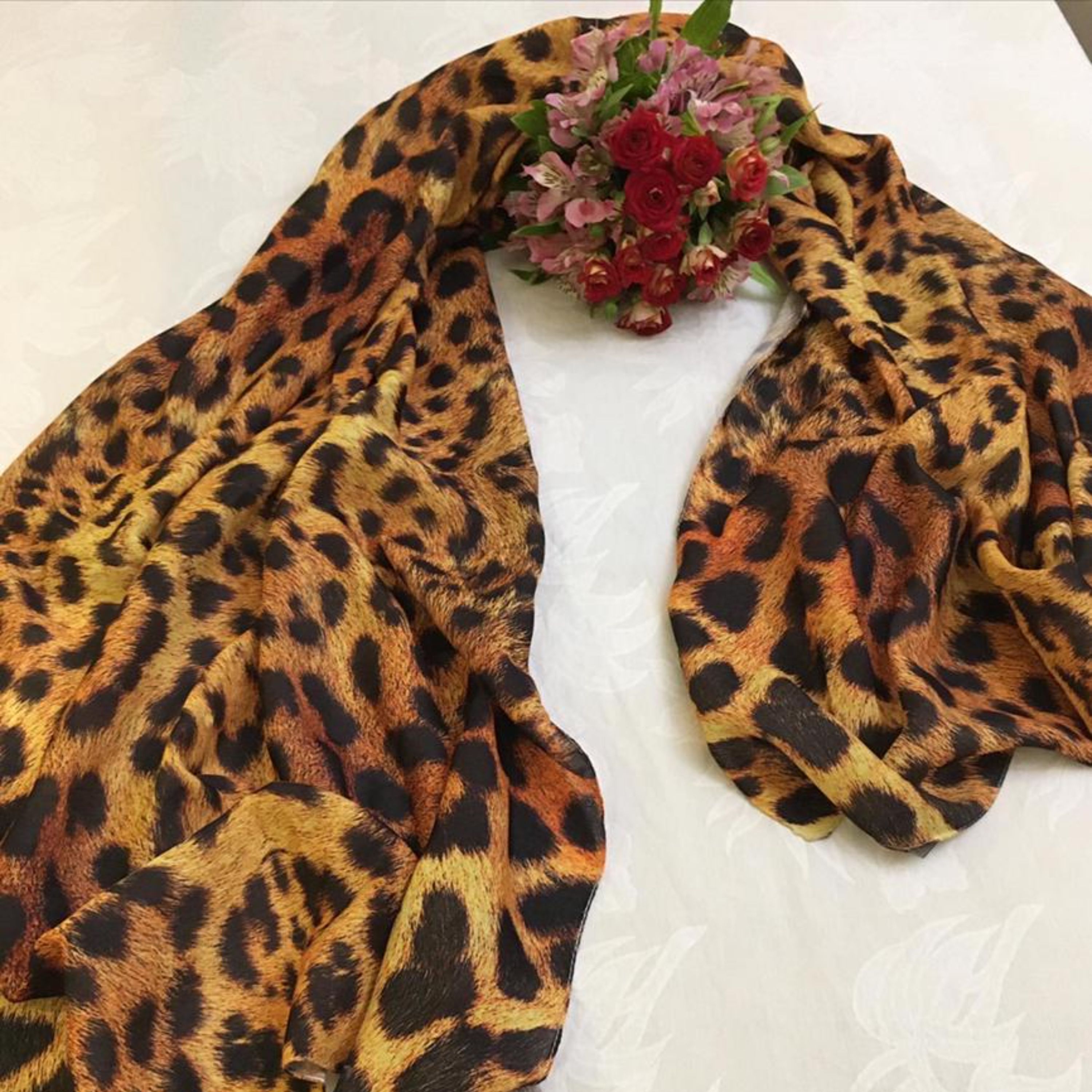 شال سوپر نخی پلنگی