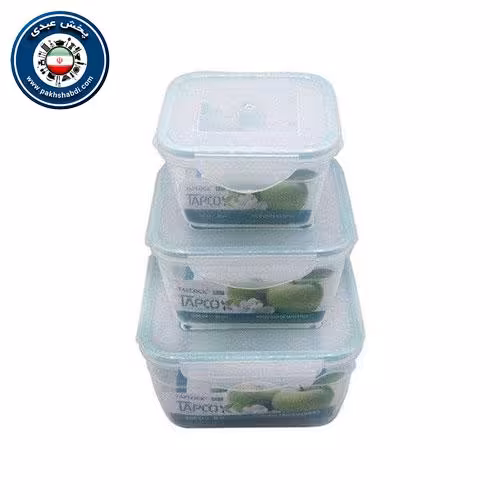 ظرف نگهدارنده فریزری تاپکو 3 عددی کد 423