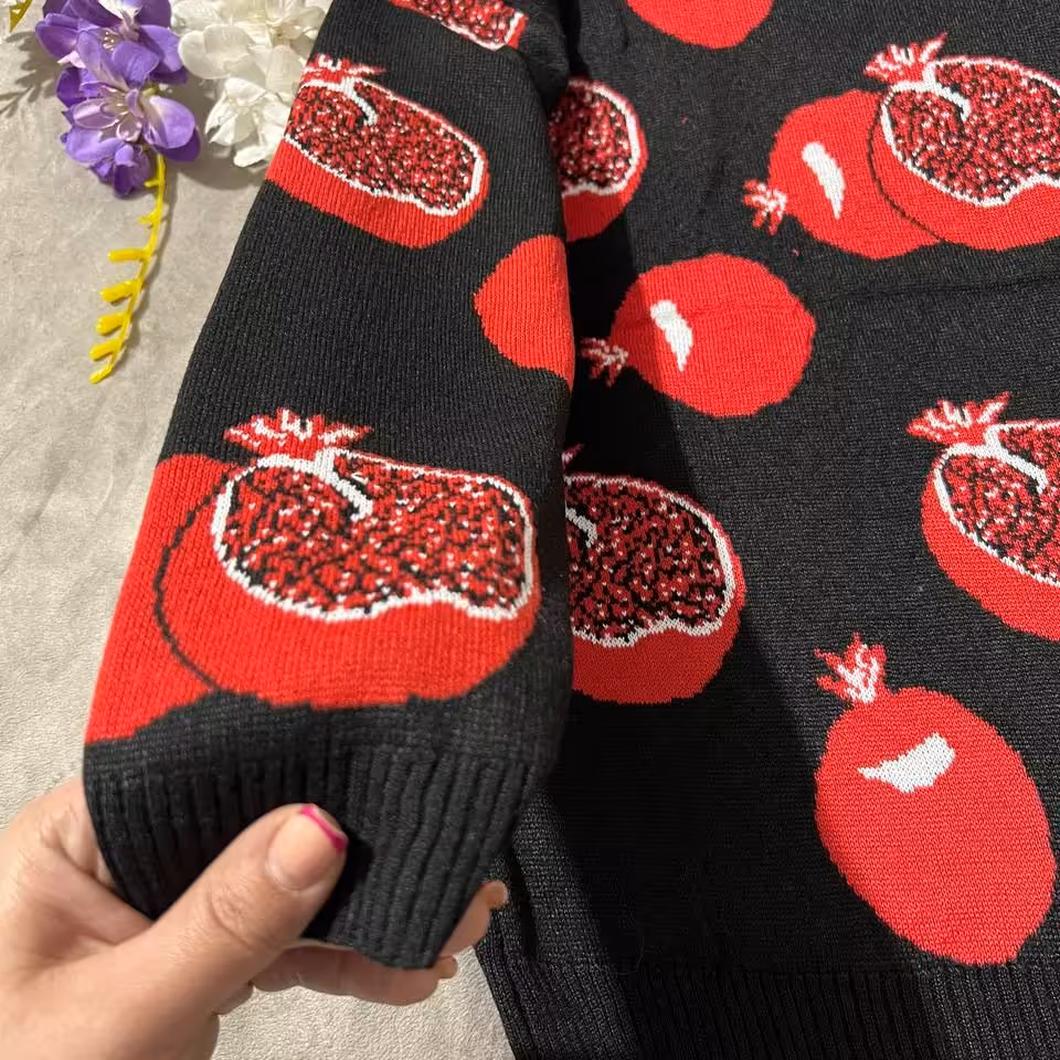 بافت یلدایی اناردونه دونه فری سایز ارسال رایگان