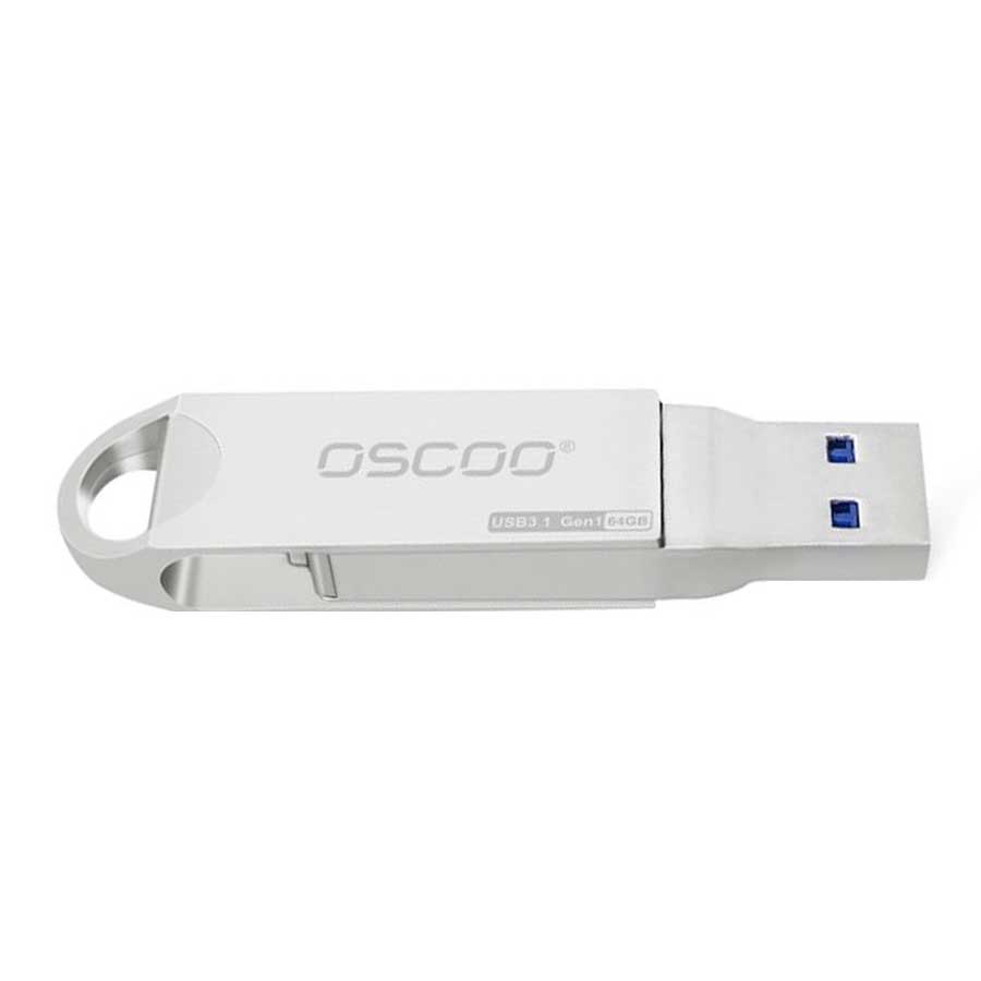 قیمت و خرید فلش مموری 64 گیگابایت USB 3.1 و USB-C اسکو مدل CU-002 | یاس ارتباط