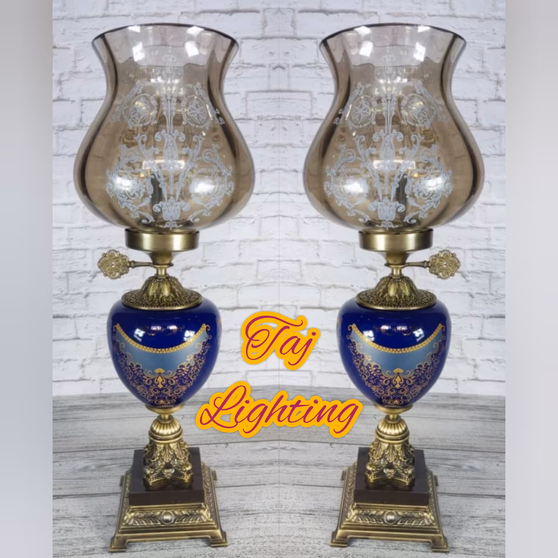 آباژور چراغ  رومیزی مدل لیما با لاله لمپا (پس کرایه)